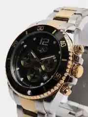 Угольный мужские наручные часы Lige LG8924 с хронографом в подарочной упаковке