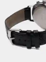 Угольный мужские наручные часы Lige LG9849 c хронографом, в подарочной упаковке