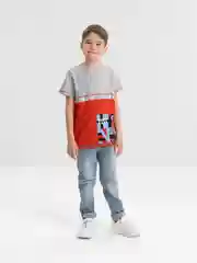 Красный футболка для мальчика, подростковая. Bonito kids