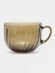 Коричневый бульонница с ручкой
