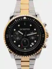 Желтый мужские наручные часы Ochstin 7019C с хронографом в подарочной упаковке