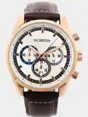 Бронзовый мужские наручные часы Ochstin 6046A с хронографом в подарочной упаковке