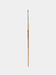 Кисточка (кисть) для рисования BRAUBERG из ворса пони, круглая, №1, 200840