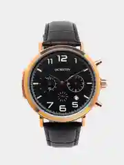 Черный мужские наручные часы Ochstin 6105A с хронографом в подарочной упаковке