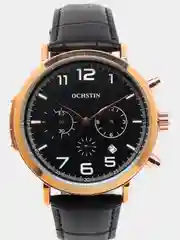 Черный мужские наручные часы Ochstin 6105A с хронографом в подарочной упаковке