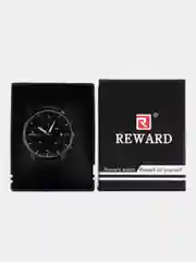 Черный мужские наручные часы Reward RD83003M с календарем, в подарочной упаковке