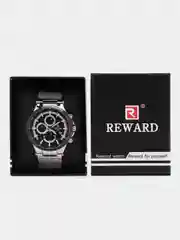 Серебряный мужские наручные часы Reward RD82019M с хронографом, в подарочной упаковке