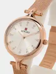 Бронзовый женские наручные часы Reward RD22036L с камнями в подарочной упаковке