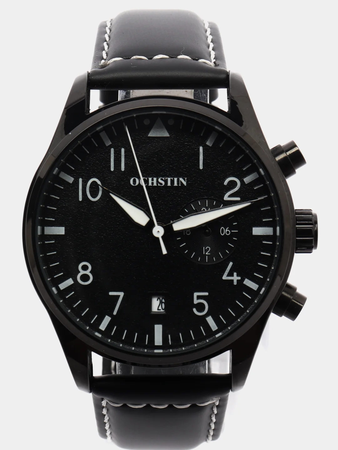 Черный мужские наручные часы Ochstin 6043C в подарочной упаковке