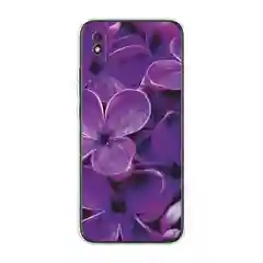 Вишнёвый силиконовый чехол на Xiaomi Redmi 9A / Сяоми Редми 9А прозрачный с рисунком, защита камеры