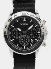 Черный мужские наручные часы хронограф Ochstin 6117B с хронографом в подарочной упаковке