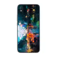 Лайм силиконовый чехол на Xiaomi Redmi 9A / Сяоми Редми 9А прозрачный с рисунком, защита камеры
