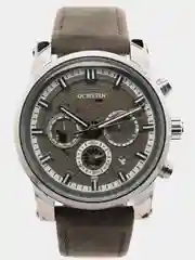 Тёмно-серый мужские наручные часы Ochstin 6111A с хронографом в подарочной упаковке