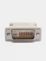 Белый переходник DVI VGA адаптер DVI24+1 24+5