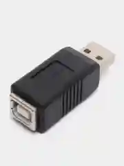 Черный адаптер USB2.0 Am-BF, переходник для принтера, USB2.0 AM BF