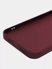 Тёмно-коричневый силиконовый чехол для iPhone 12, со стеклянной панелью