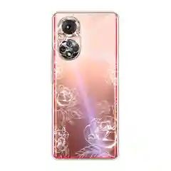 Бежевый меланж чехол на Huawei Nova 9/Honor 50 / Хуавей Нова 9/Хонор 50 прозрачный, с рисунком