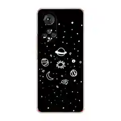 Зеленый чехол на Huawei Nova 9/Honor 50 / Хуавей Нова 9/Хонор 50 прозрачный, с рисунком