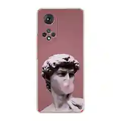 Коралловый чехол на Huawei Nova 9/Honor 50 / Хуавей Нова 9/Хонор 50 прозрачный, с рисунком