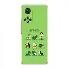 Салатовый чехол на Huawei Nova 9/Honor 50 / Хуавей Нова 9/Хонор 50 прозрачный, с рисунком
