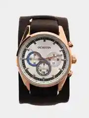 Светло-коричневый мужские наручные часы Ochstin 7229 с хронографом в подарочной упаковке