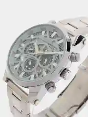 Серебряный мужские наручные часы Ochstin 7241 с хронографом в подарочной упаковке