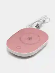 Вишнёвый кружка с подогревом от usb / Чашка для чая и кофе / Термокружка/ Европереходник