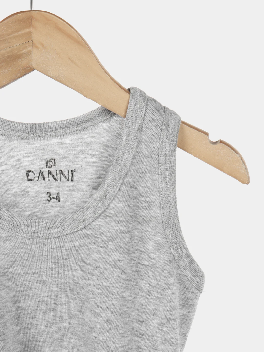 Серый комплект нижнего белья для мальчика DANNI Basic, трусы + майка, от 1 до 12 лет