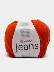Рыжий пряжа YarnArt Jeans (Ярнарт Джинс), 5 мотков