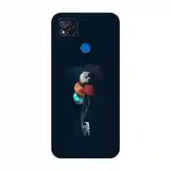 Марсала силиконовый чехол на Xiaomi Redmi 9C / Сяоми Редми 9С прозрачный с рисунком, защита камеры