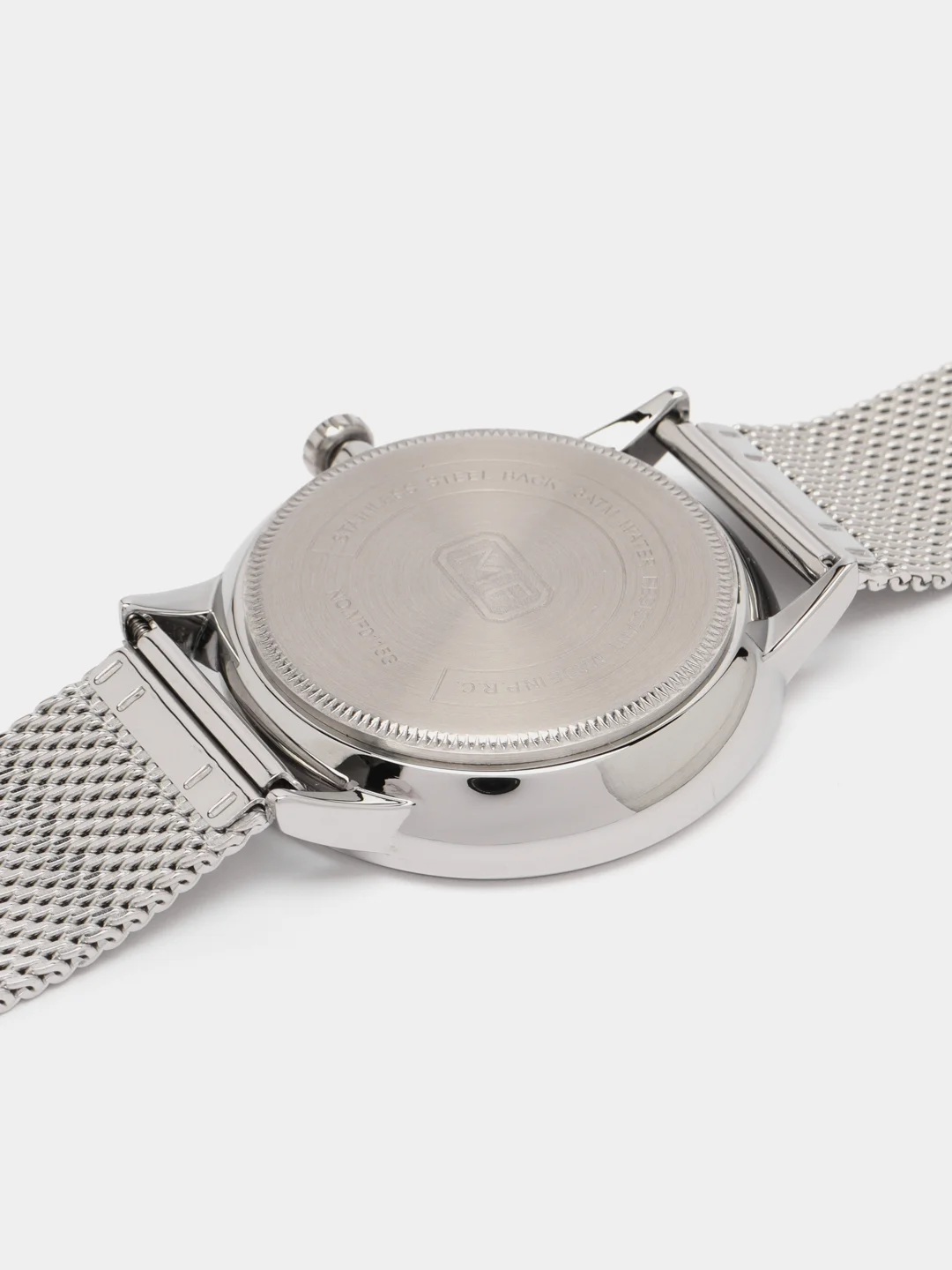 Серебряный мужские наручные часы Mini Focus MF0115G с календарём, в подарочной упаковке