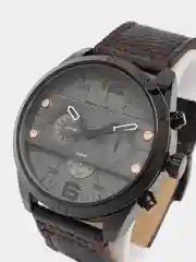 Угольный мужские наручные часы Mini Focus MF0068G с хронографом, в подарочной упаковке