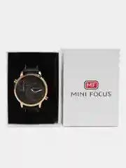 Золотой мужские наручные часы Mini Focus MF0035G, в подарочной упаковке
