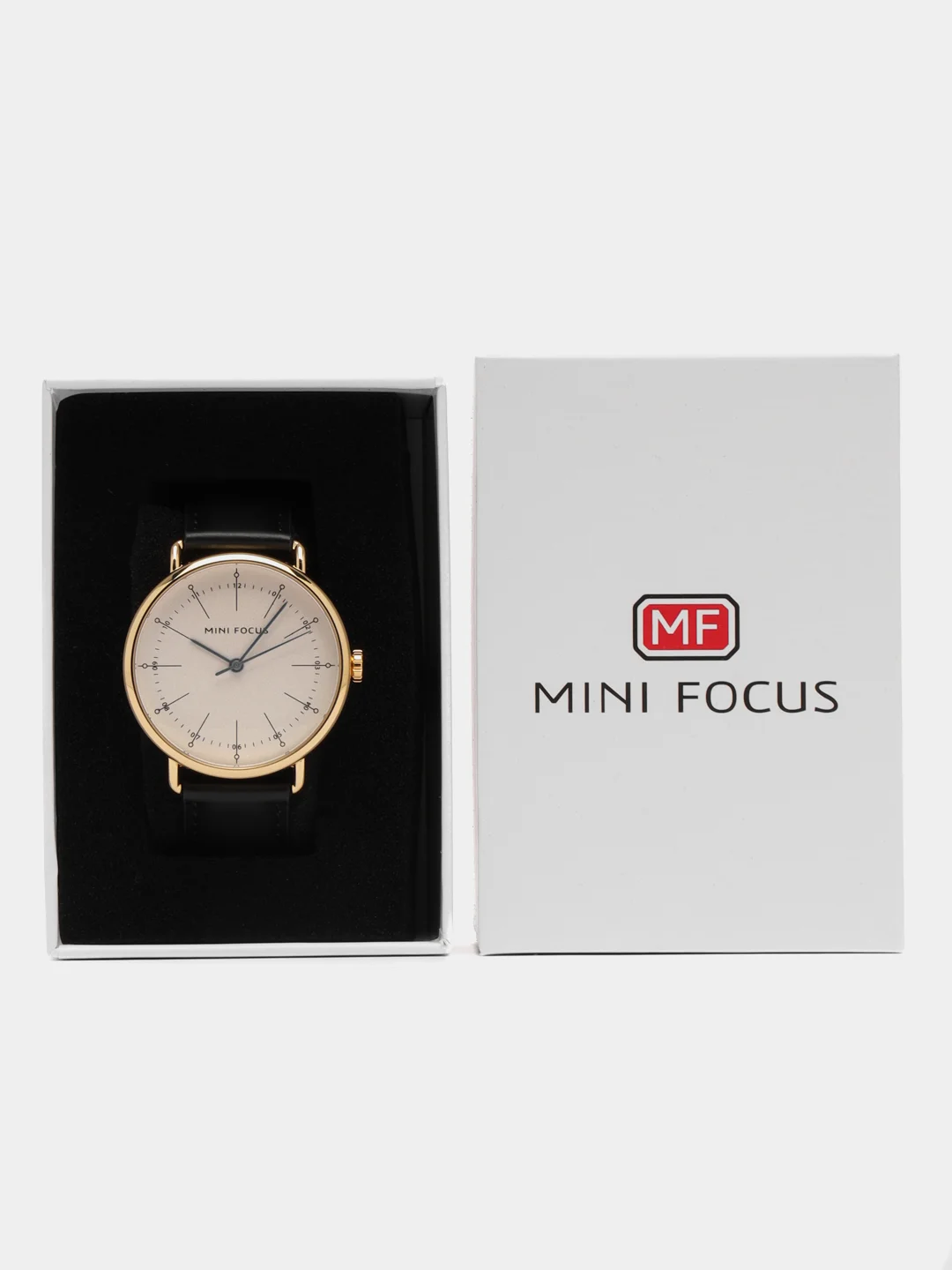 Белый мужские наручные часы Mini Focus MF0056G, в подарочной упаковке