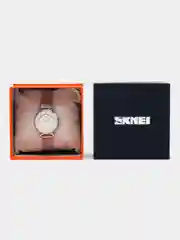 Серый женские наручные часы Skmei 1330 в подарочной упаковке
