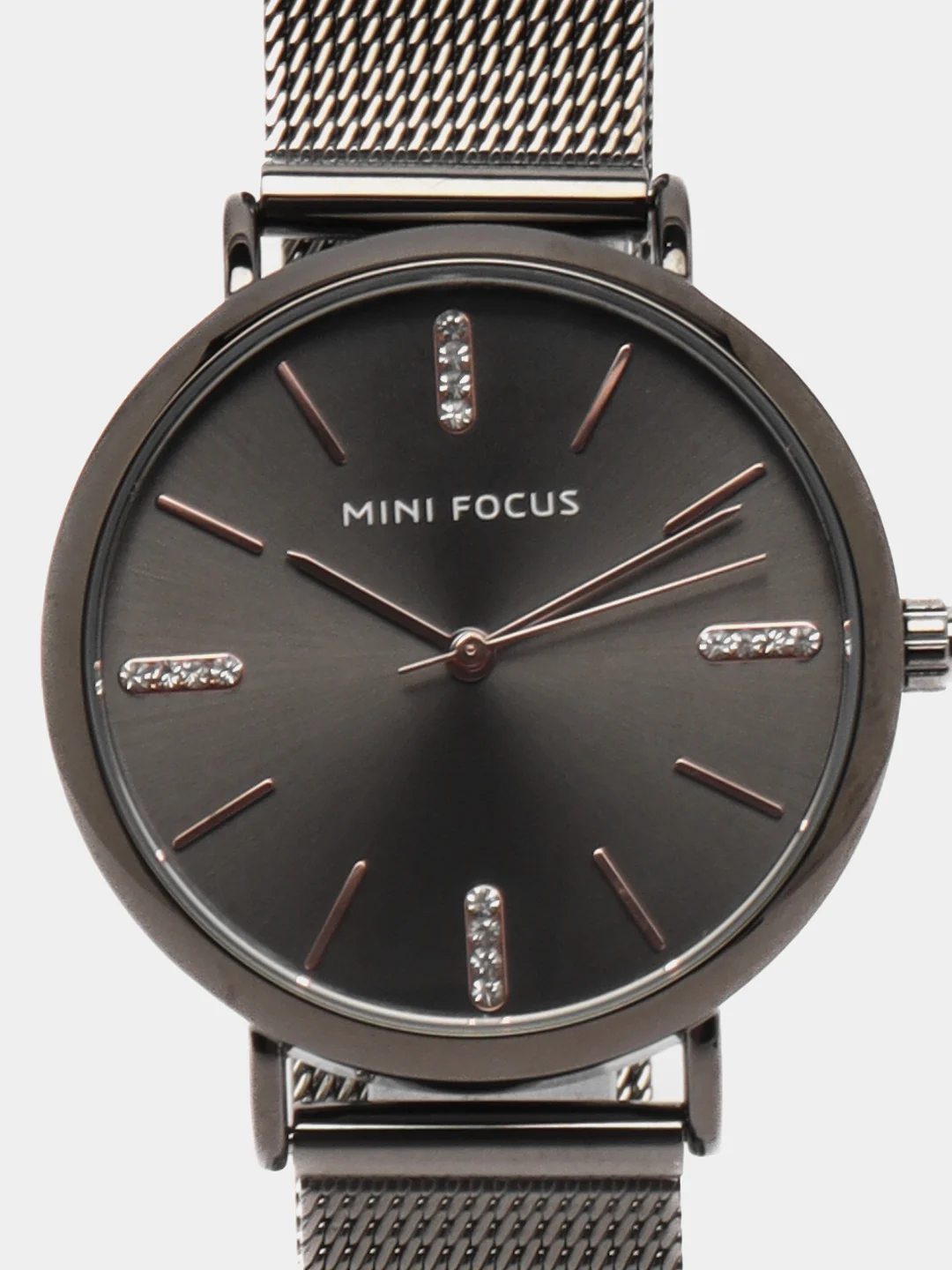Черный женские наручные часы Mini Focus MF0036L, в подарочной упаковке