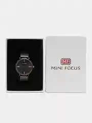Черный женские наручные часы Mini Focus MF0036L, в подарочной упаковке
