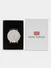 Серый мужские наручные часы Mini Focus MF0115G с календарём, в подарочной упаковке