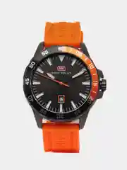 Оранжевый мужские наручные часы Mini Focus MF0020G с календарём, в подарочной упаковке
