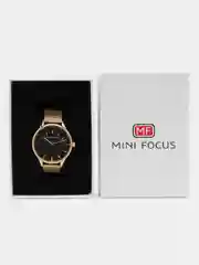 Золотой женские наручные часы Mini Focus MF0044L, в подарочной упаковке