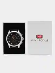 Серебряный мужские наручные часы Mini Focus MF0082G с хронографом, в подарочной упаковке