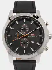 Серебряный мужские наручные часы Mini Focus MF0082G с хронографом, в подарочной упаковке