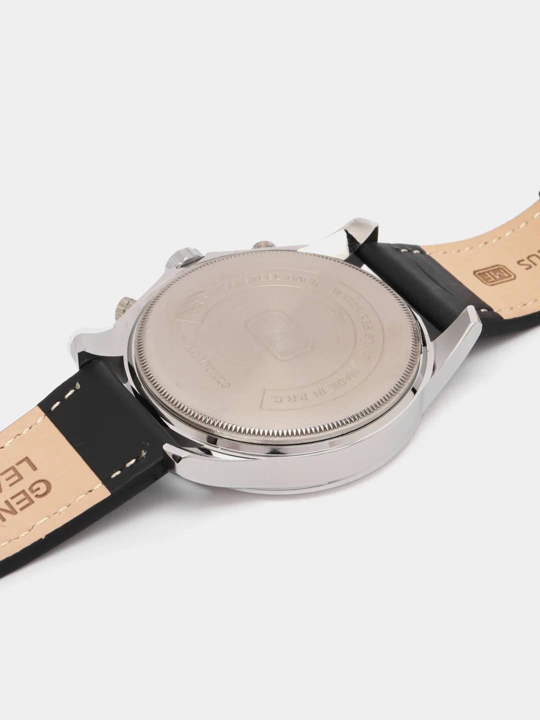 Серебряный мужские наручные часы Mini Focus MF0082G с хронографом, в подарочной упаковке