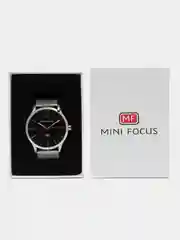 Серебряный мужские наручные часы Mini Focus MF0018G, в подарочной упаковке