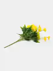 Желтый искусственные цветы. Ромашки цветные (двухцветный пластиковый букет). Композиция