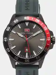 Оранжевый мужские наручные часы Mini Focus MF0020G с календарём, в подарочной упаковке