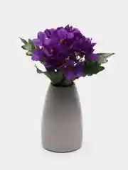 Индиго искусственные цветы. Фиалки (букет). Композиция