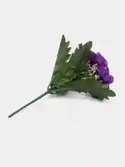 Индиго искусственные цветы. Фиалки (букет). Композиция