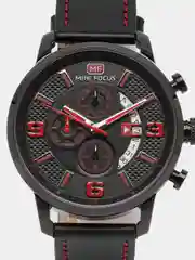 Красный мужские наручные часы Mini Focus MF0025G с хронографом, в подарочной упаковке