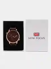 Коричневый мужские наручные часы Mini Focus MF0035G, в подарочной упаковке